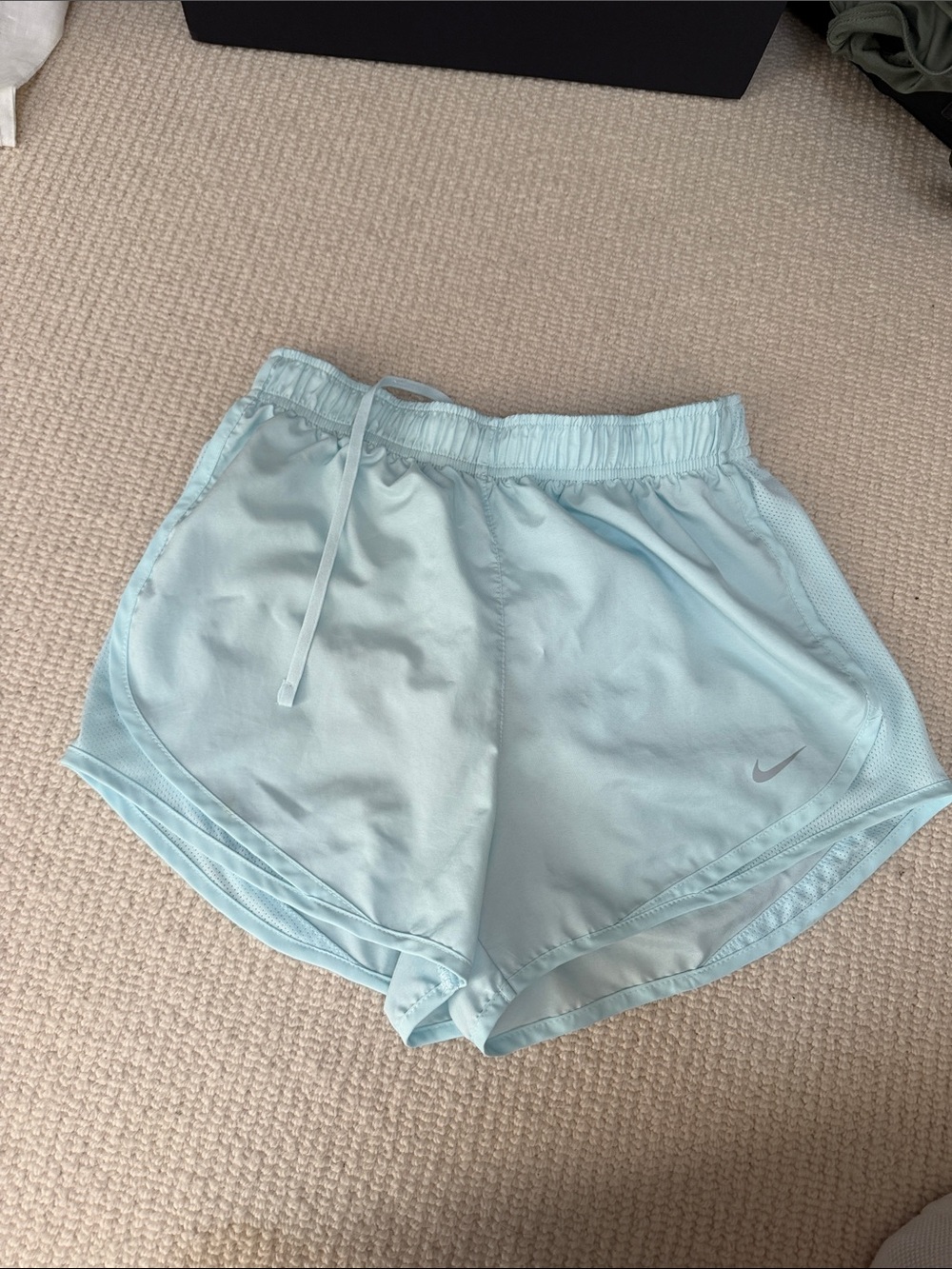 Nike Women’s Light Aqua Athletic Running Shorts